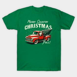 Merry Country Christmas Y'all! T-Shirt